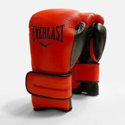 Everlast Powerlock2 Pro Training Boxing Gloves - Hook & Loop -Venum Shop velcro red