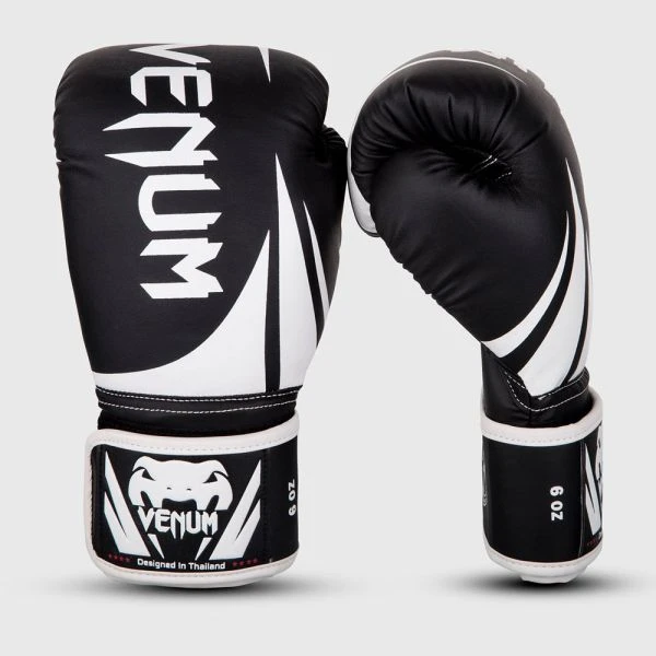 Venum Challenger 2.0 Kids Boxing Gloves - Black/White 1 Venum Challenger 2.0 Kids Boxing Gloves - Black/White