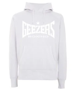 Geezers Heavy Weight Hoodie Large Logo -Venum Shop white white hoodie 3