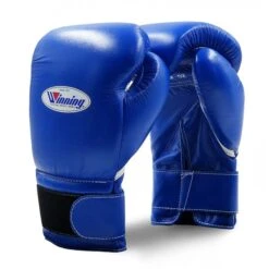 Winning MS Training Velcro Boxing Gloves -Venum Shop winning boxing gloves velcro blue