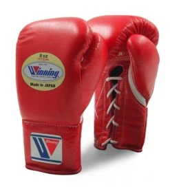 Winning MS Pro Fight Boxing Gloves -Venum Shop winning pro fight gloves red