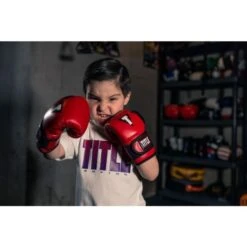 TITLE Boxing Youth Bag Gloves -Venum Shop ytbbg rd bk